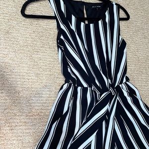 Size extra small striped jumpsuit from as u wish